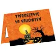 zaproszenia nawiedzony dom halloween pomaranczowy congee 6 szt