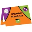 zaproszenia potworki halloween mix congee 6 szt