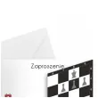 zaproszenia szachy plansza 9 4 x 9 4 cm 6 szt