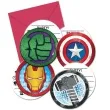 zaproszenia urodzinowe mighty avengers procos 6 szt