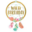 zaproszenia urodzinowe wild birthday lapacz snow amscan 8 szt