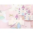zaproszenia urodziny zamek ksiezniczki rozowy partydeco 12 5 x 15 5 cm 6 szt