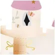 zaproszenia urodziny zamek ksiezniczki rozowy partydeco 12 5 x 15 5 cm 6 szt