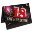 zaproszenia z koperta urodziny 18 neon dekoracjepolska 14 x 10 cm 10 szt