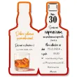 zaproszenie butelka whisky zamykana 30 urodziny 6x14 8 cm 1 szt