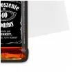 zaproszenie butelka whisky zamykana 40 urodziny 6x14 8 cm 1 szt