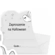 zaproszenie happy halloween duch 10 2x11 5 cm 1 szt
