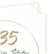 zaproszenie na 35 rocznice slubu koralowe gody eukaliptus beauty biale z koperta 15 cm 1 szt