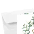 zaproszenie na komunie kwadratowy eukaliptus pierwsza komunia swieta 15x15 cm 1 szt