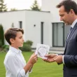zaproszenie na pierwsza komunie swieta boho personalizowane z imieniem koperta x1