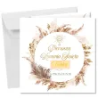 zaproszenie na pierwsza komunie swieta boho personalizowane z imieniem koperta x1