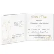 zaproszenie na slub para mloda personalizowane z imionami koperta glamour eleganckie x1