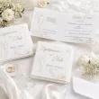 zaproszenie na slub para mloda personalizowane z imionami koperta glamour eleganckie x1