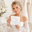 zaproszenie na slub para mloda personalizowane z imionami koperta glamour eleganckie x1