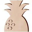 zawieszka drewniana ananas jedzenie 235 x 94 mm
