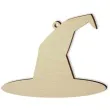 zawieszka drewniana czapka czarownicy 80 x 64 mm 10 szt