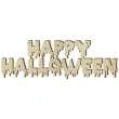 zawieszka drewniana happy halloween 240 x 81 mm