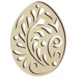 zawieszka drewniana jajko pisanka 2 62x85 mm 10 szt