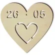 zawieszka drewniana serce 26 05 103x100 mm