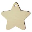 zawieszka drewniana swiateczna gwiazdka 10 szt