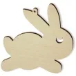 zawieszka drewniana zajac kicajacy 85x84 mm 10 szt