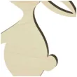 zawieszka drewniana zajaczek chlopczyk 60x93 mm