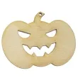 zawieszka drewniana zla dynia 82 x 62 mm 10 szt