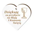 zawieszka hdf podziekowania komunia sw kielich bialy 5 cm 5 szt