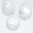 zawieszka kula bezbarwna 3 2x3 4cm 5szt 1op