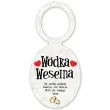 zawieszka na butelke wodka weselna 20 szt