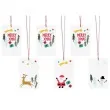 zawieszki do prezentow merry xmas mix partydeco 6 szt
