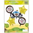 zestaw balonow foliowych happy birthday policyjne party jix 5 szt