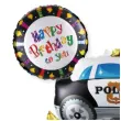 zestaw balonow foliowych happy birthday policyjne party jix 5 szt
