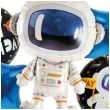 zestaw balonow foliowych kosmos astronauta godan 5 szt