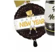 zestaw balonow happy new year butelka szampana i gwiazdki sylwester jix