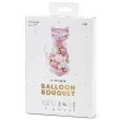 zestaw balonow kotek rozowy partydeco 83 x 140 cm