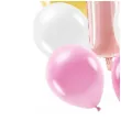 zestaw balonow roczek dziewczynki rozowy partydeco 9 szt