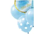 zestaw balonow roczek w koronie twinkle twinkle little star blekitny jix 9 szt
