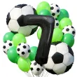 zestaw balonow urodzinowych dla pilkarza 7 urodziny pilka nozna 21 elementow