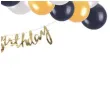 zestaw dekoracji happy birthday balony baner zloty arpex 53 elementy