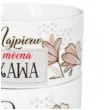 zestaw filizanka z kubkiem najpierw mocna kawa potem aromatyczna herbatka bgtech 2 szt