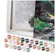 zestaw kreatywny do malowania po numerach gory potok i jezioro obraz diy 40 x 50 cm
