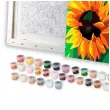zestaw kreatywny do malowania po numerach sloneczniki obraz diy 50 x 40 cm