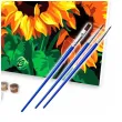 zestaw kreatywny do malowania po numerach sloneczniki obraz diy 50 x 40 cm