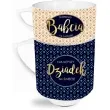 zestaw kubek filizanka dla najlepszej babci i dziadka bgtech 200 350 ml