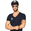 zestaw policjant czapka okulary odznaka palka boland