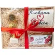 zestaw prezentowy czekolada recznik puchar dla babci giftmania