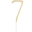 zimne ognie cyfra 7 zlota triplex 17 5 cm