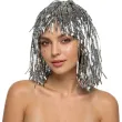 zlota peruka na karnawal i sylwestra dodatek do stroju na nowy rok bob blyszczaca cosplay