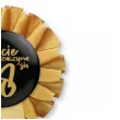 zloty kotylion na 18 urodziny zycie zaczyna sie po 18 pin przypinka odznaka glamour